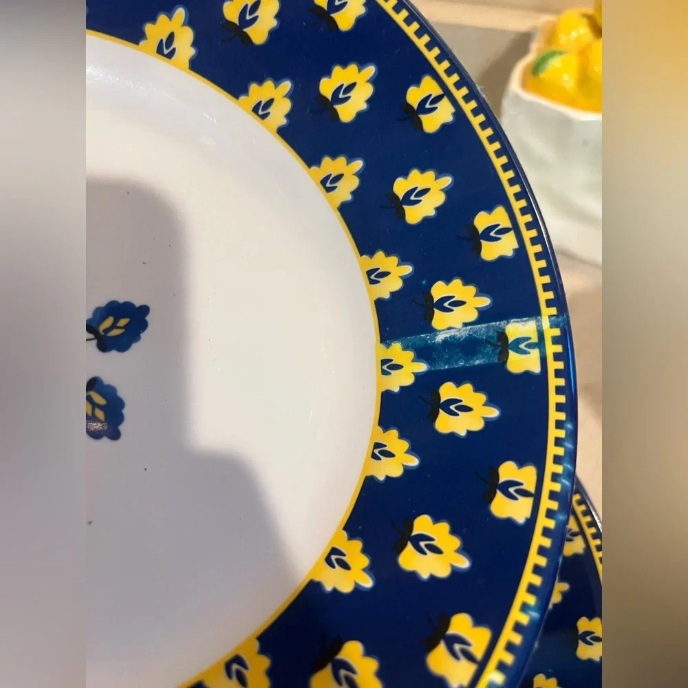 Williams Sonoma Marseille 💙💛 Set of 8 Soup Salad Bowls